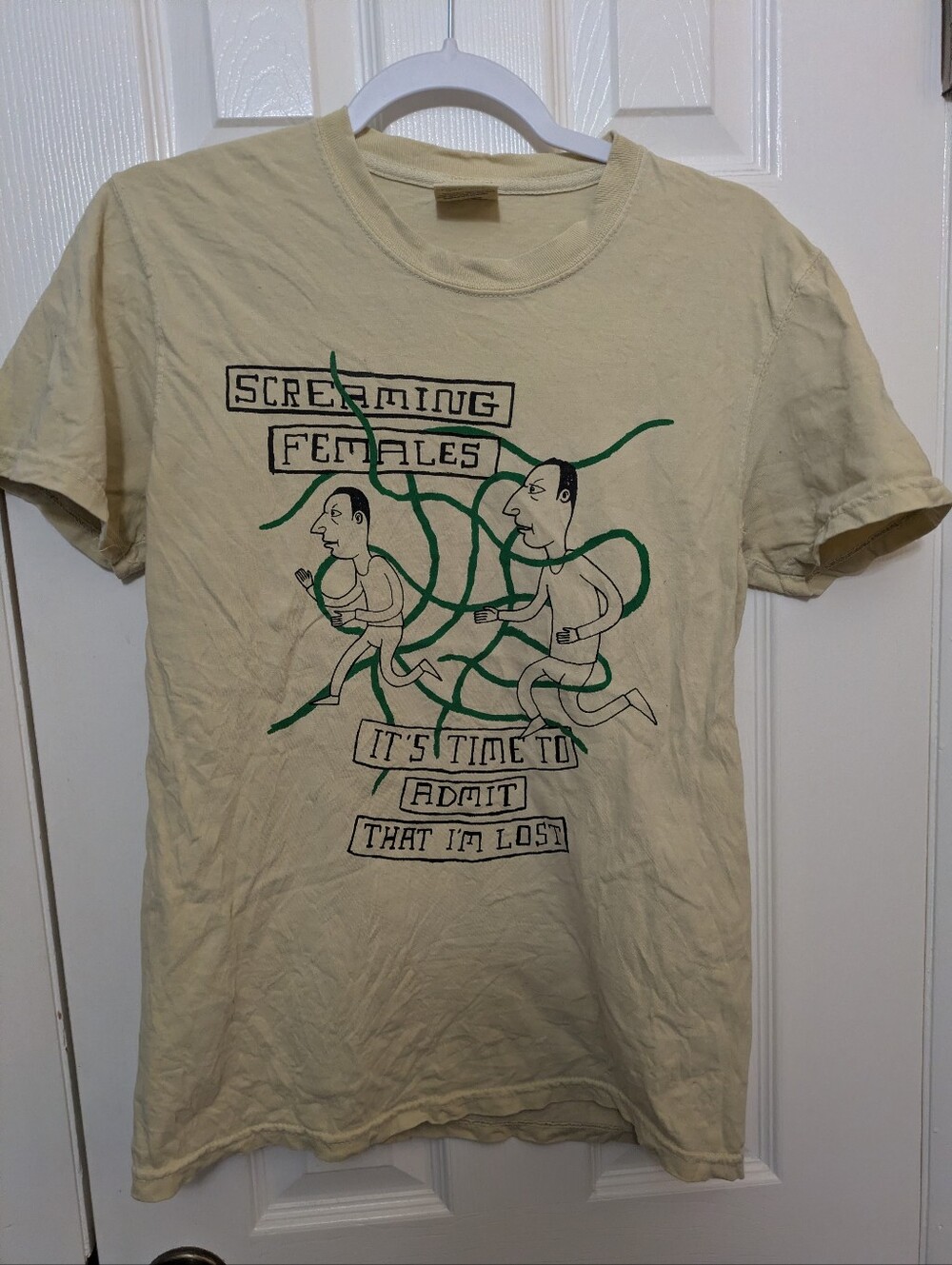 Screaming females Band Tee Marisa Paternoster Unisex Small Comfort Colors